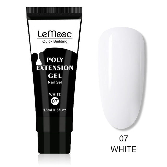 Quick Builder Poly UV Gel Polish Nails Permanent Liquid