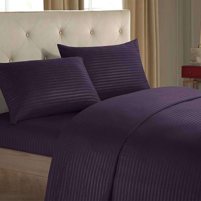 Luxury Bedding Set Bed Sheets Fitted Sets Mono Color
