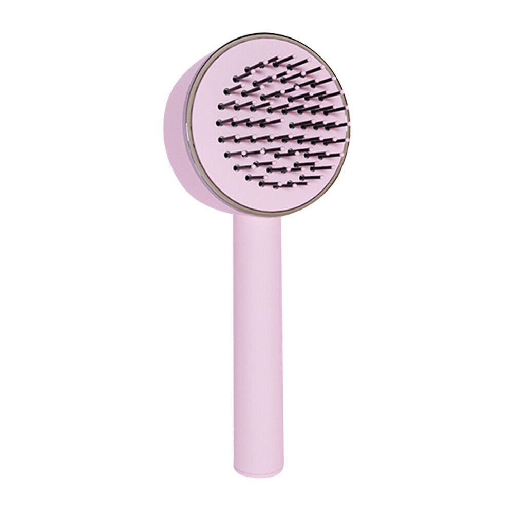 3D Air Cushion Massager Brush With Retractable Bristles Self Cleaning Hair Brush Massage One-key Self-cleaning Hair Brush Anti-Static Airbag Massage Comb For Women Curly Hair Brush