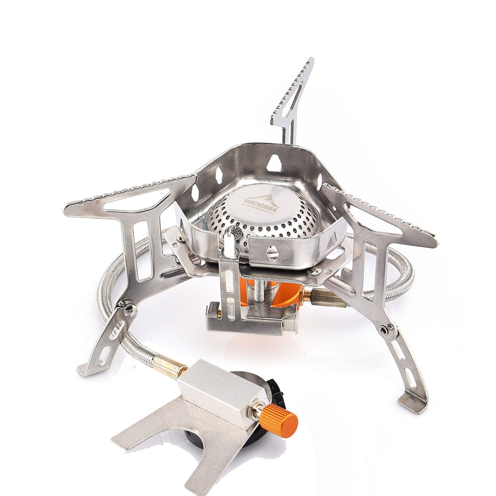 Wind Proof Gas Burner Outdoor Strong Fire Stove Heater