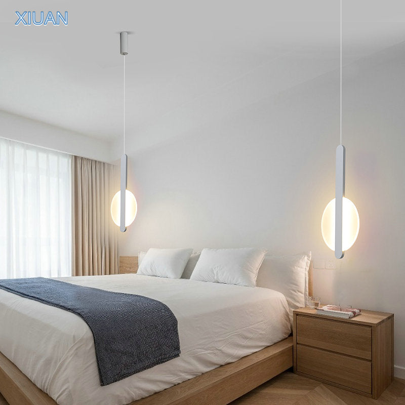 Modern Scandinavian High Ceiling LED Pendant Lamp for Bedroom Living Room