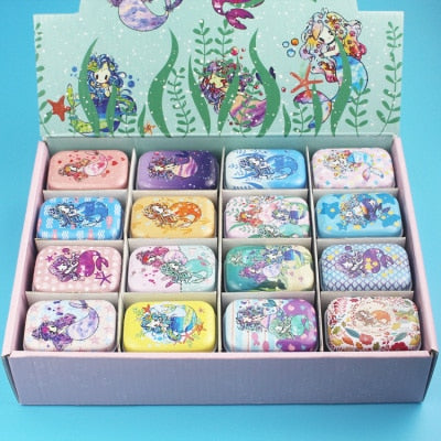 Colorful mini tin box sealed jar packing boxes jewelry, candy box small storage boxes cans coin earrings, headphones gift box