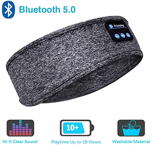 Wireless Bluetooth 5.0 Earphones Sleeping Eye Mask Music Player
