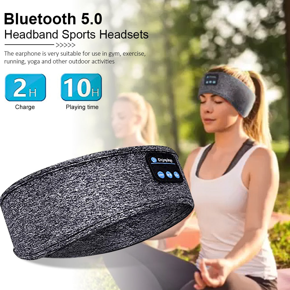 Wireless Bluetooth 5.0 Earphones Sleeping Eye Mask Music Player