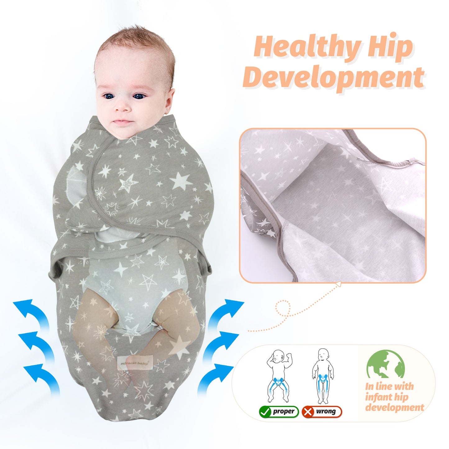 Newborn Swaddle Wrap Cotton Baby Receiving Blanket Bedding Cartoon Cute Infant Sleeping Bag For 0-6 Months