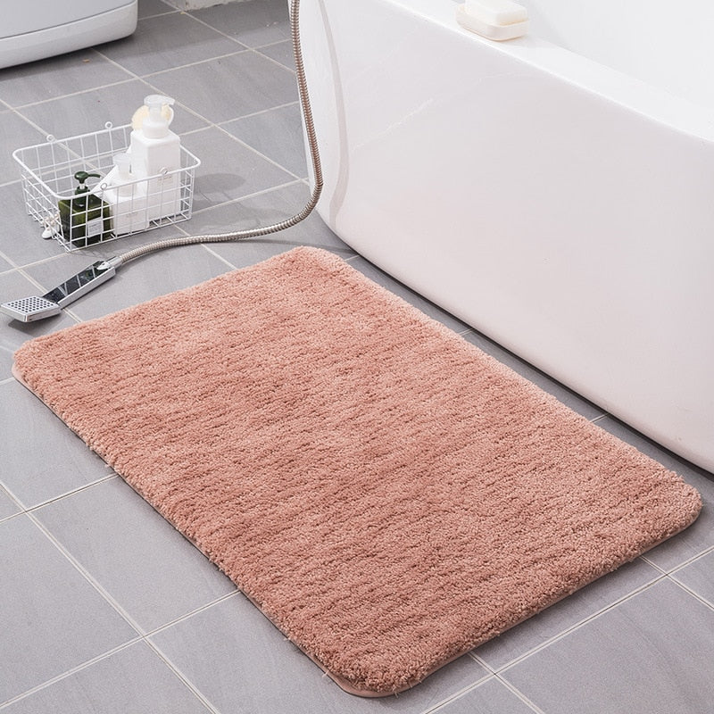 Luxury Mircrofiber Bath Mat Super Absorbent Bathroom Rugs