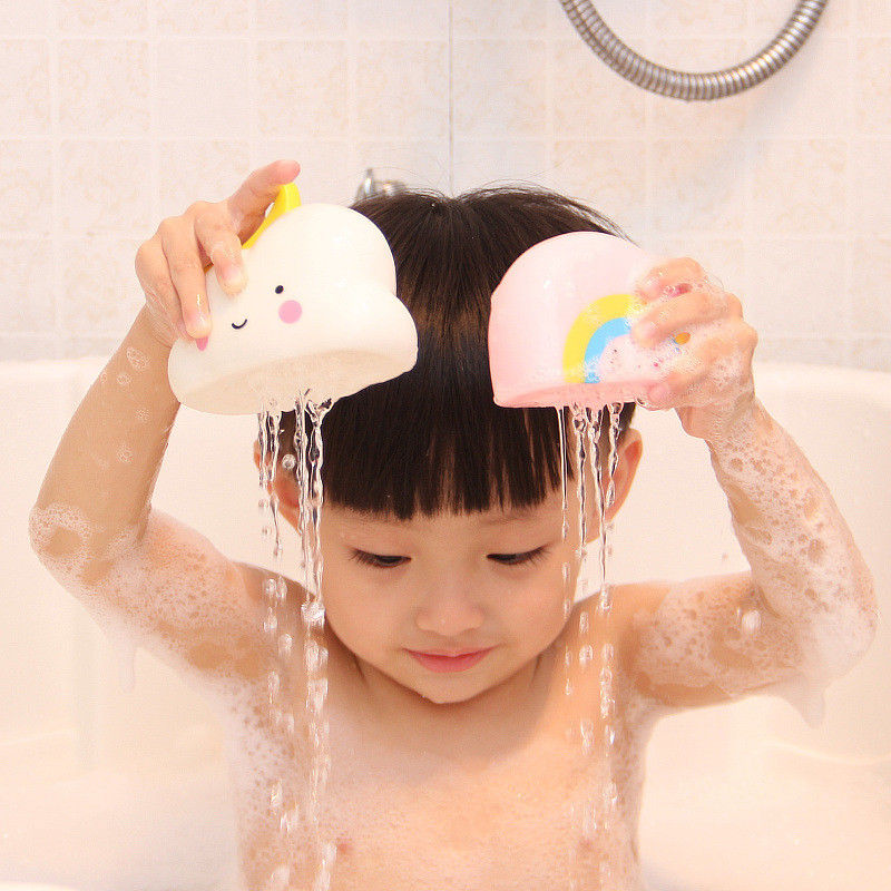 Cute Baby Bath Toys Bathroom Play Water Spraying Tool Clouds Shower Floating Toys Early Educational