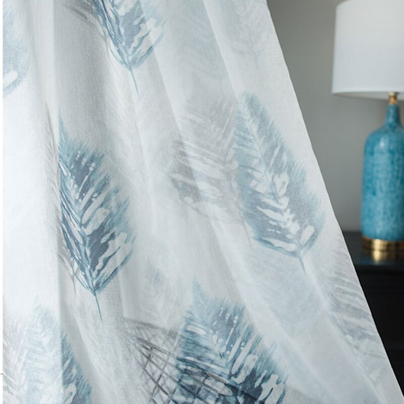 American Leaves Blackout Curtains for Bedroom, Window, Living Room Rideaux Blinds