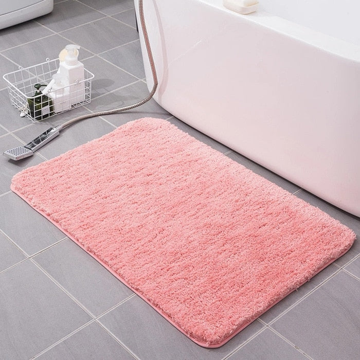 Luxury Mircrofiber Bath Mat Super Absorbent Bathroom Rugs