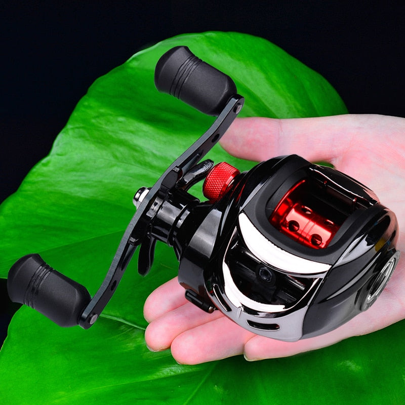 PROBEROS Fishing Reel 7.1:1/7.2:1 Carbon Shell Lightweight Magnetic Brake Max Drag 15LB-22LB Bait Casting Reel Fishing Tackle