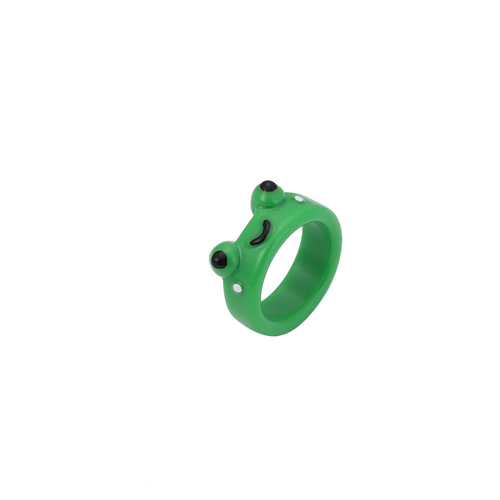 New Cartoon Frog Rings for Men Women