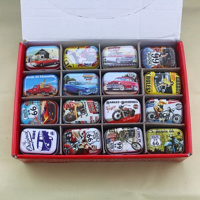 Colorful mini tin box sealed jar packing boxes jewelry, candy box small storage boxes cans coin earrings, headphones gift box