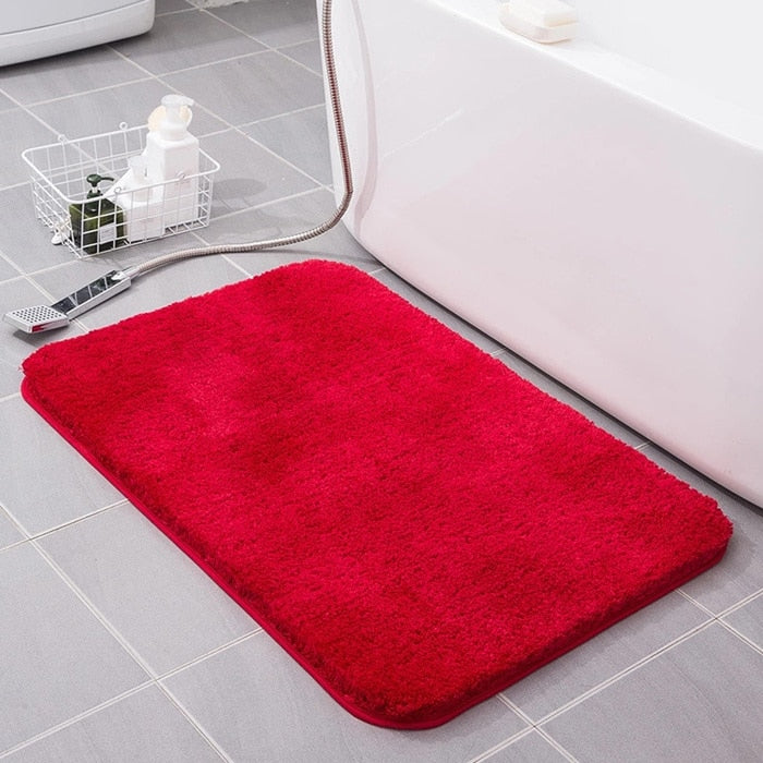 Luxury Mircrofiber Bath Mat Super Absorbent Bathroom Rugs