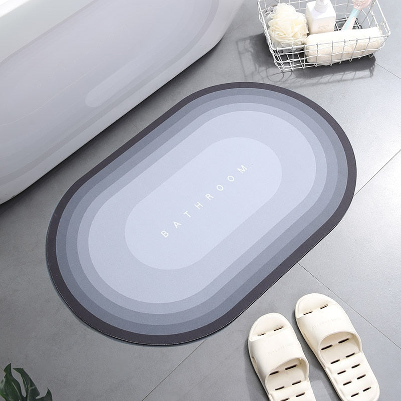 Super Absorbent Shower Bathmat Bathroom Anti-Slip, Home Decor