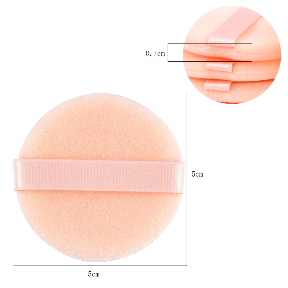 5/10 Pcs Facial Powder Foundation Round Portable Soft Cosmetic Puff Makeup