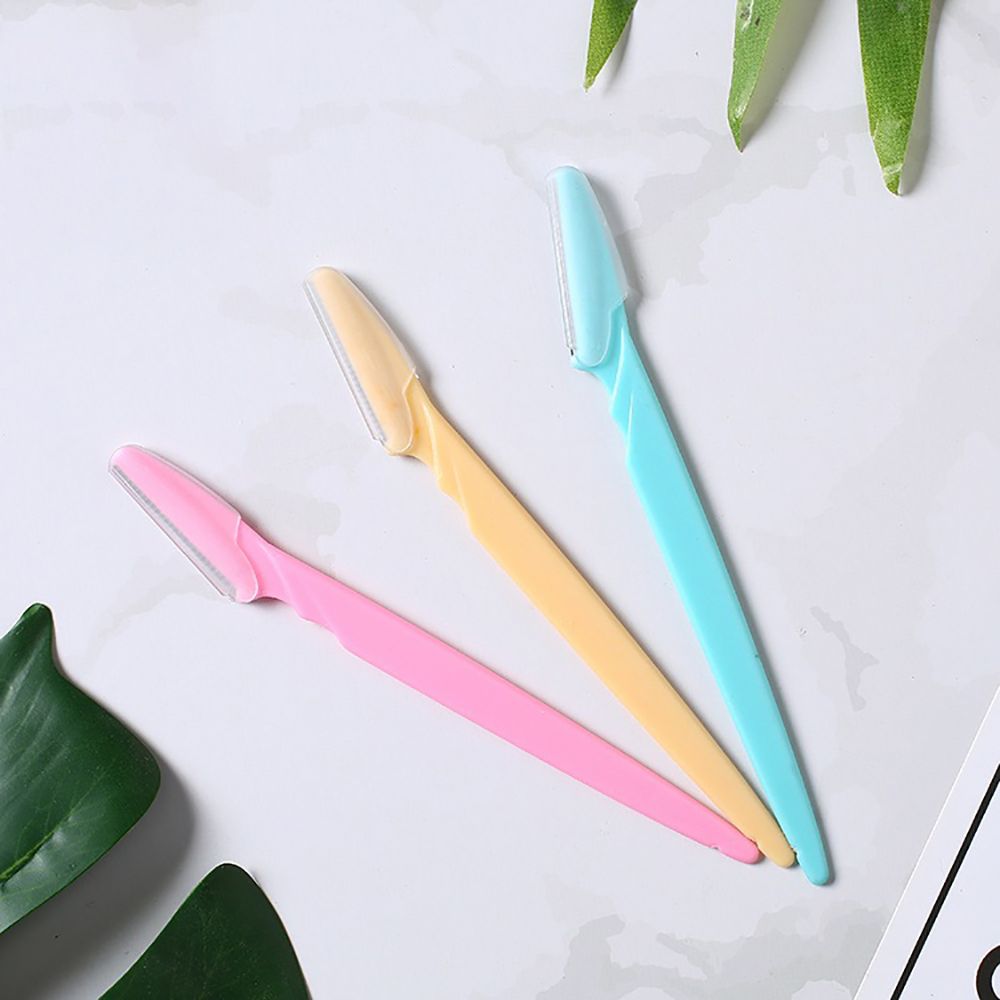 3/10Pcs Eyebrow Razor Eyebrow Trimmer Women Face Razor Hair Remover Eye Brow Shaver Blades for Cosmetic Beauty Makeup Tools