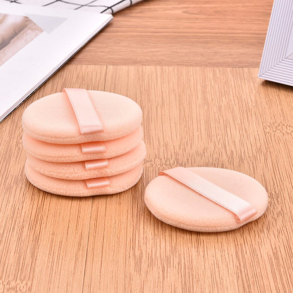 5/10 Pcs Facial Powder Foundation Round Portable Soft Cosmetic Puff Makeup