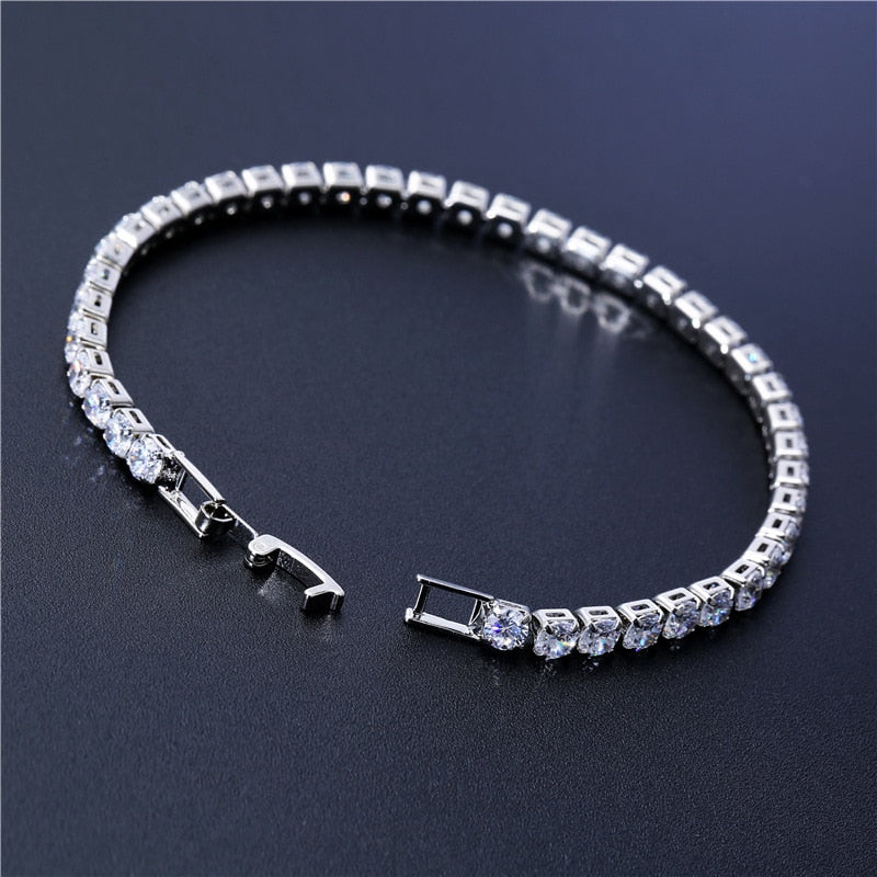 4mm Bracelet Bracelets for Women Men Gold Silver Color
