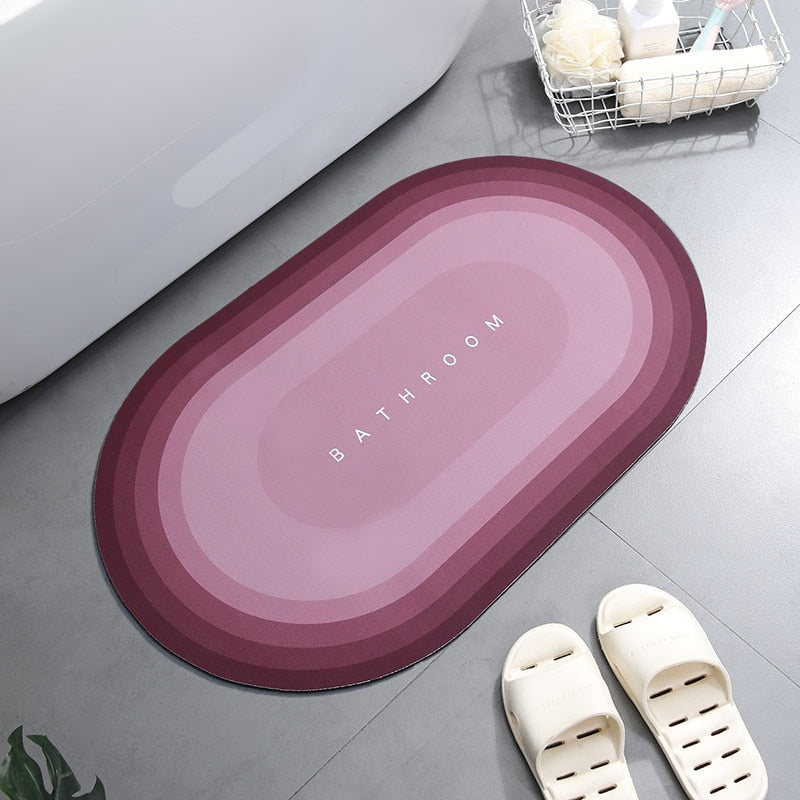 Super Absorbent Shower Bathmat Bathroom Anti-Slip, Home Decor
