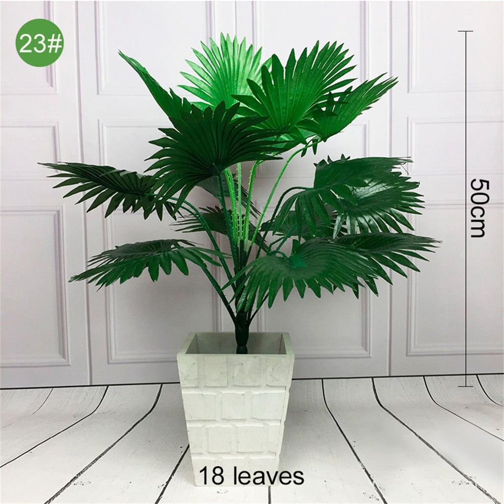 60-123CM Artificial Palm Tree Fake Plants Living Room Decorations
