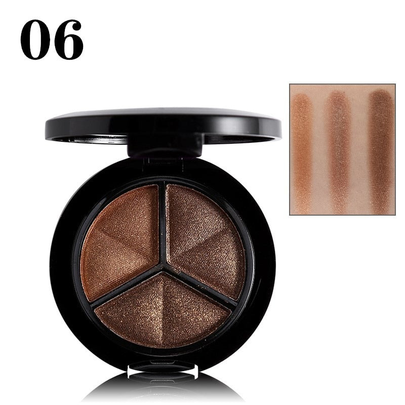 1PCS Matte Glitter Eyeshadow Palette Waterproof Nude Eyeshadow Brown Grey Smoky Shimmer Eye Shadow Pigment Makeup Cosmetic