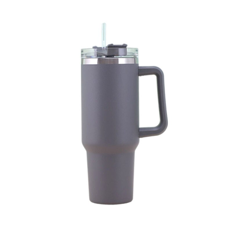 40oz Mug Tumbler With Handle Insulated Tumbler With Lids Straw Stainless Steel Coffee Tumbler Termos Cup for Travel Thermal Mug