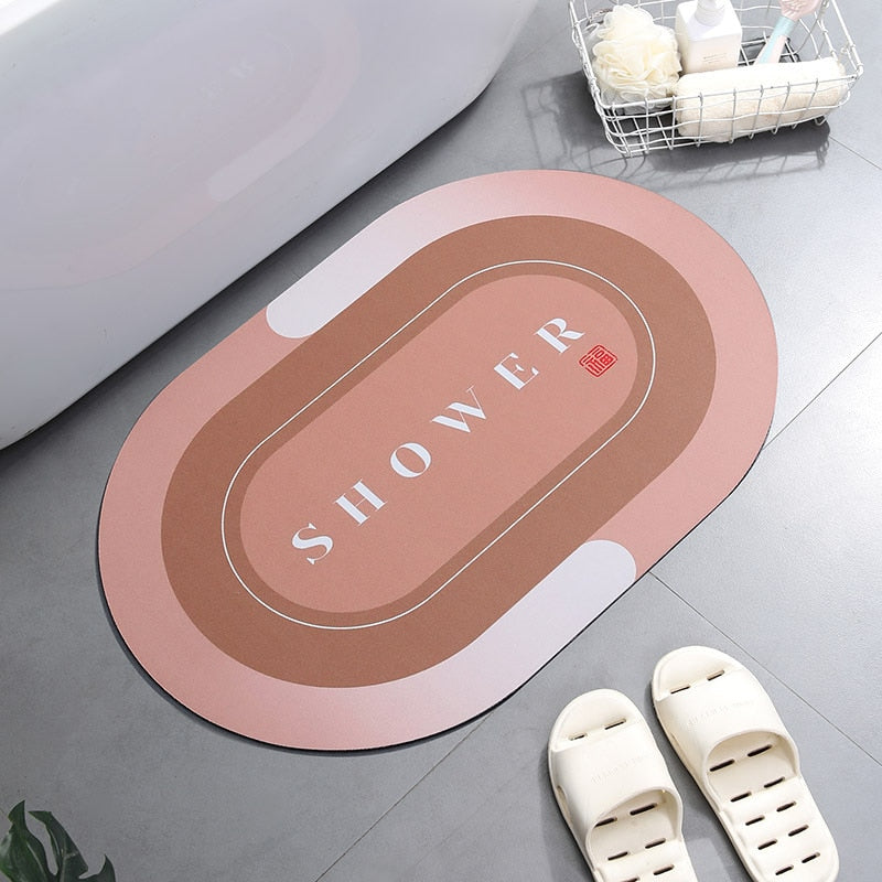 Super Absorbent Shower Bathmat Bathroom Anti-Slip, Home Decor