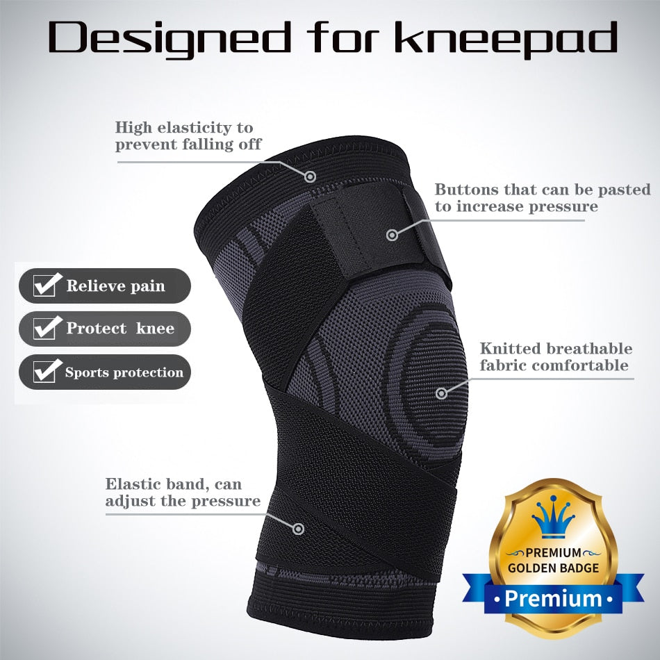 Worthdefence 1/2 PCS Knee Pads Braces Sports Support Kneepad Men Women for Arthritis Joints, Compression Sleeve