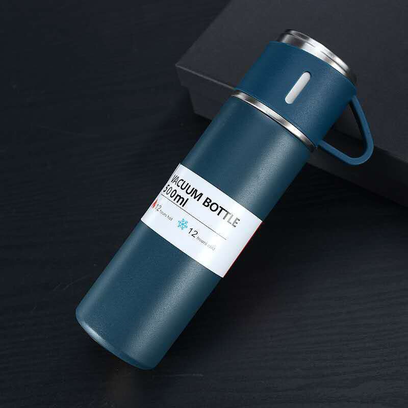 Coffee Thermos 500ml Water Bottle Portable Thermal Tumbler Travel Sports Mug In-Car Insulated Cup Stainless Steel Vacuum Flasks