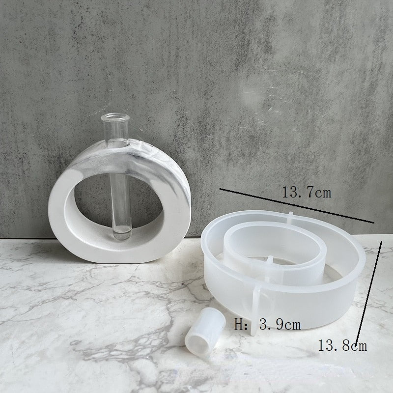 Vase Silica Gel Mould for DIY Hydroponic Vase