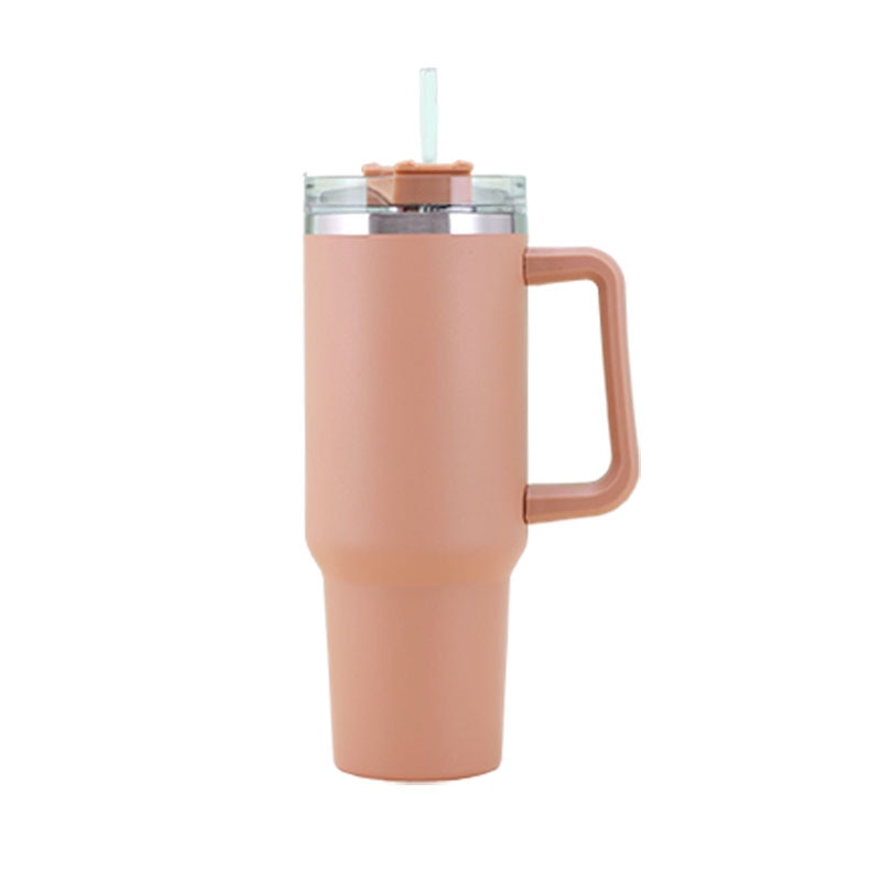 40oz Mug Tumbler With Handle Insulated Tumbler With Lids Straw Stainless Steel Coffee Tumbler Termos Cup for Travel Thermal Mug