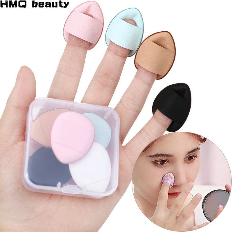 5/10/20 Pcs Mini Finger Puff Foundation Powder