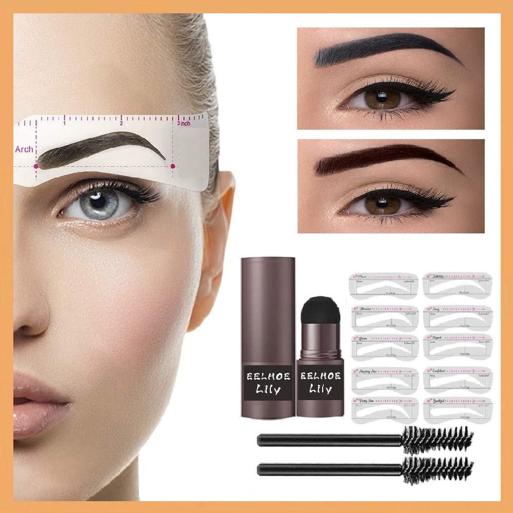 VIP 2023 Professional One Step Eyebrow Set Waterproof Makeup