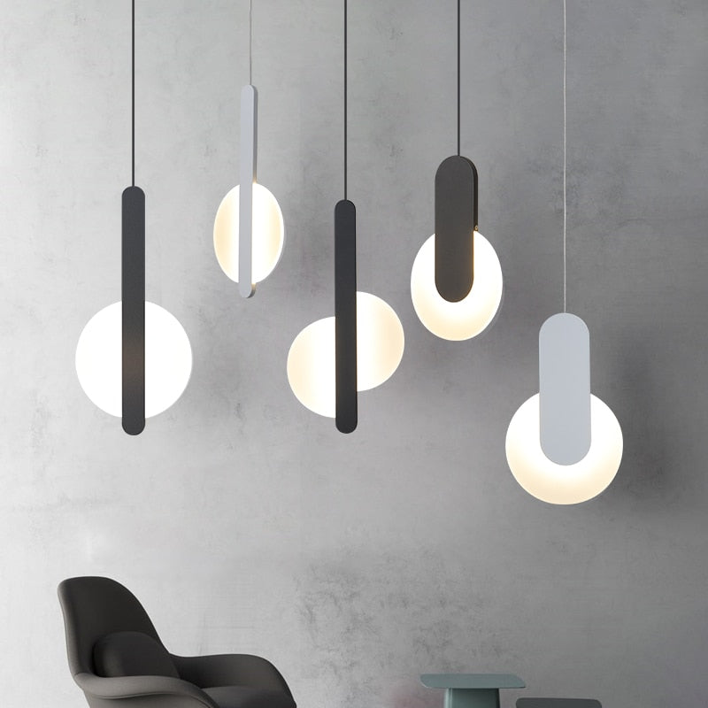 Modern Scandinavian High Ceiling LED Pendant Lamp for Bedroom Living Room